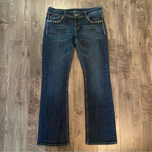 Stetson Jeans Hollywood studded boot cut denim - Picture 1 of 16